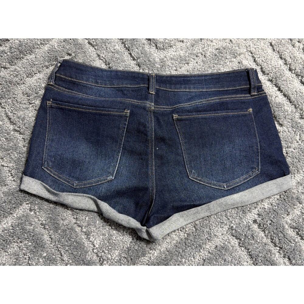 SO GOODS FOR LIFE SHORTS LOW RISE SHORTIE 2.5 IN STRECH CUFFED DENIM 15/32 - Picture 2 of 5